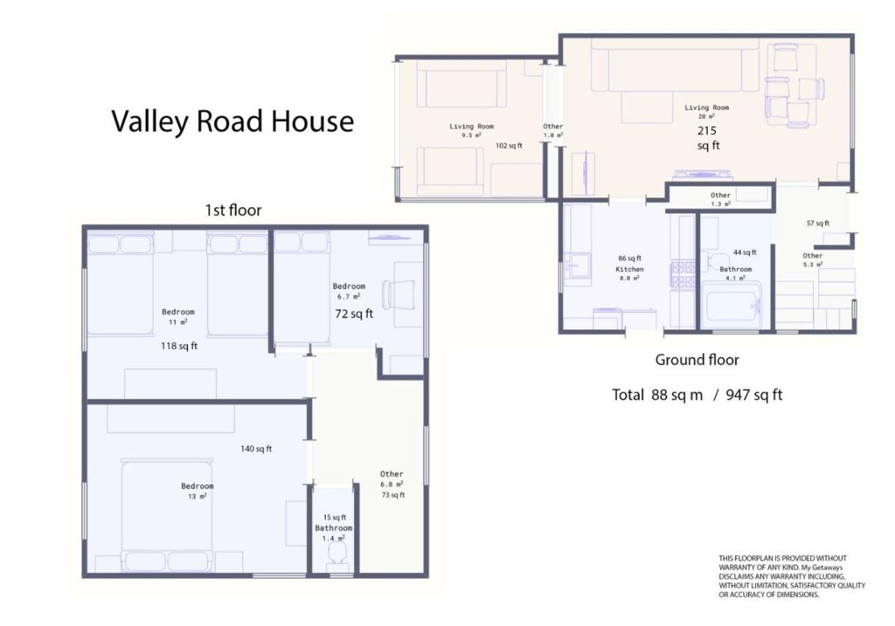 Valley Rise By My Getaways Free Parking Villa Brighton Exterior photo